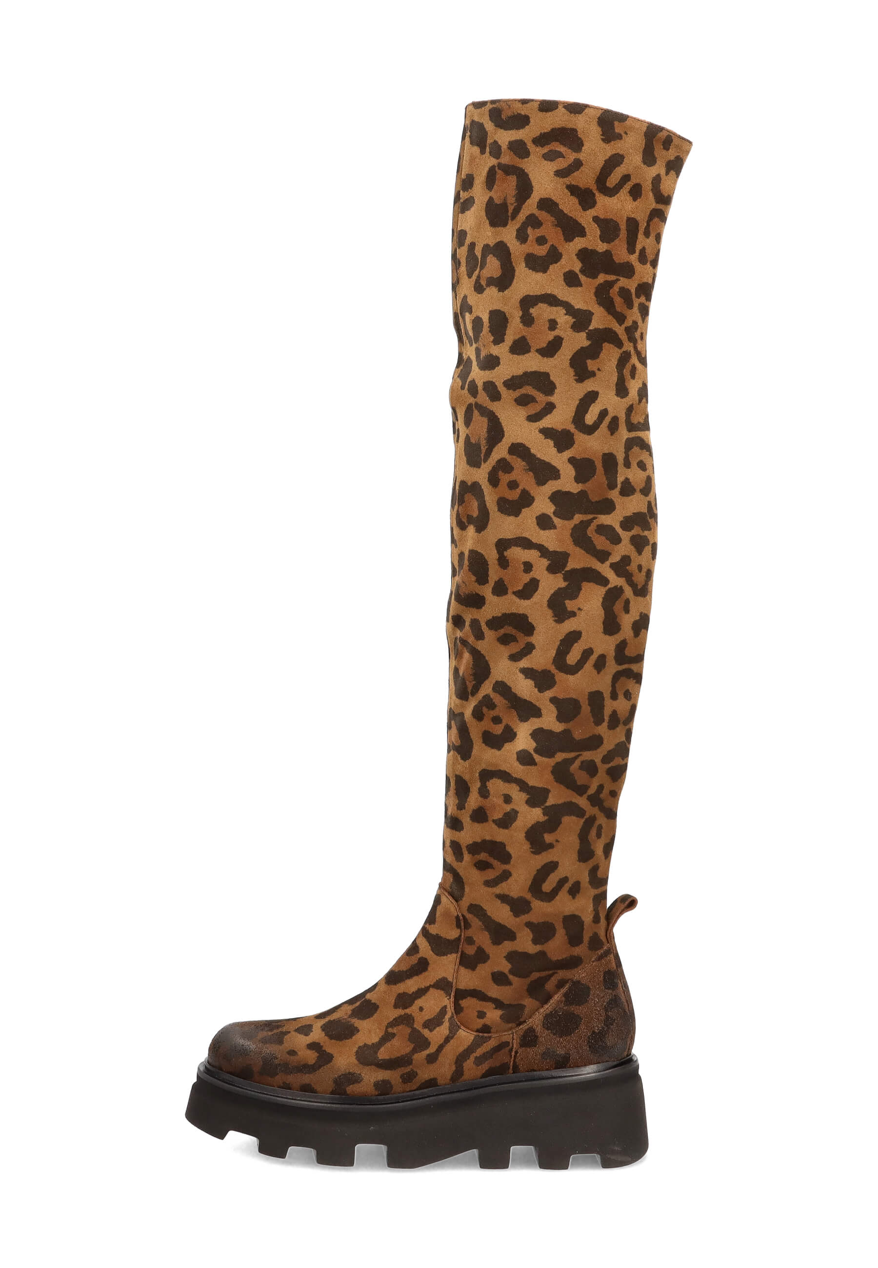 Overknees braun leo, Stiefel, Kleidung, Schuhwerk, Reitstiefel