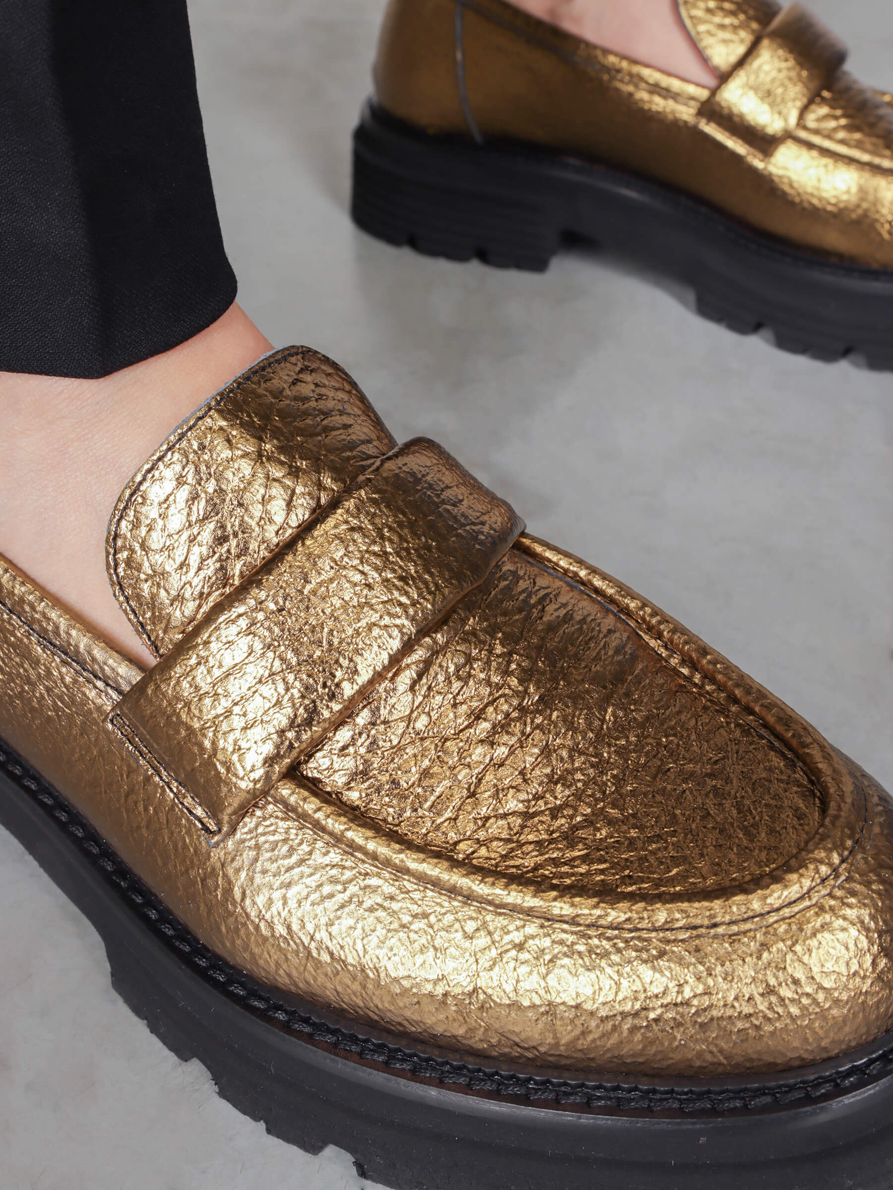 Loafers kupfer