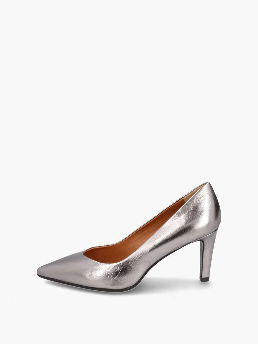 Pumps silber 70 mm